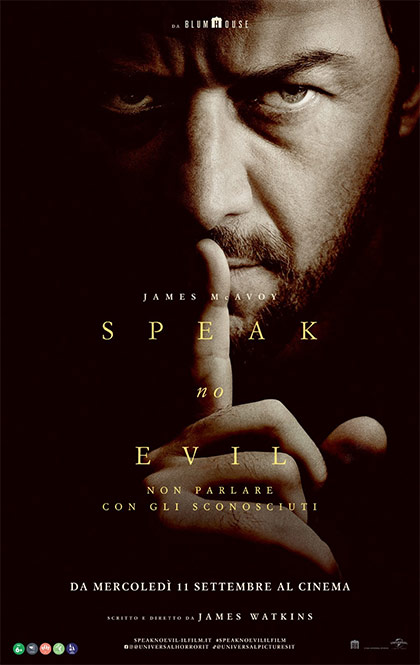 Locandina del film remake Speak no evil