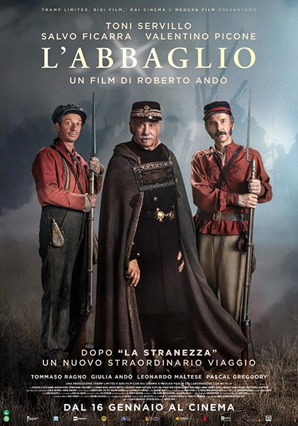 La recensione de L'abbaglio, diretto da Roberto Andò, con Toni Servillo, Ficarra e Picone