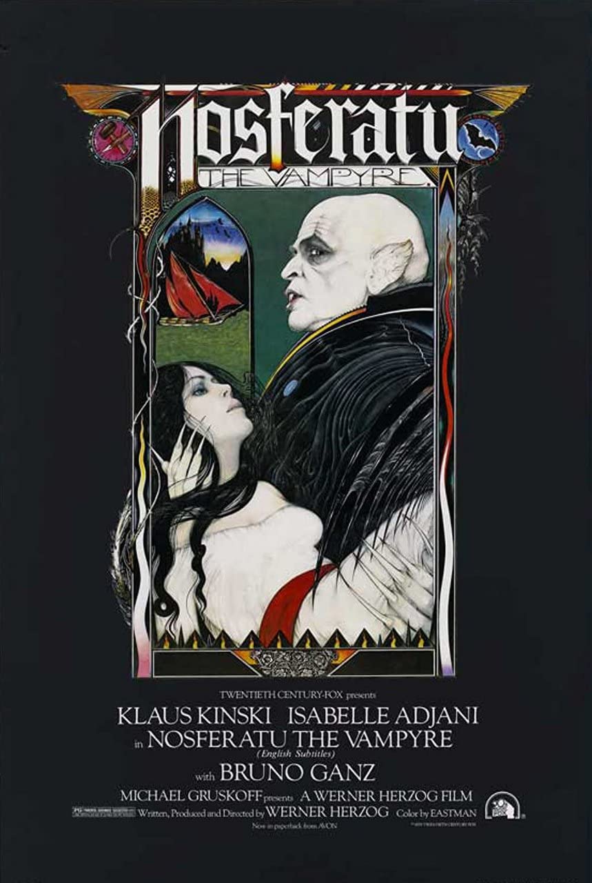 La locandina del film Nosferatu il principe della notte 1979