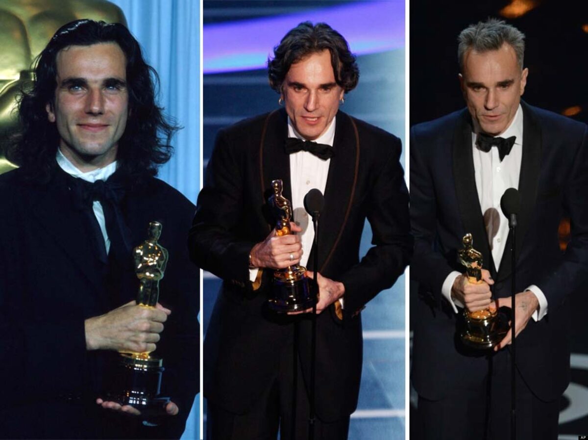 Le tre vittorie di Daniel Day Lewis agli Oscar, due delle quali nella classifica dei migliori attori protagonisti agli Oscar degli ultimi 20 anni