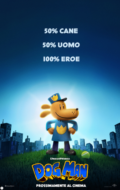 Dog Man DreamWorks (2025) locandina recensione