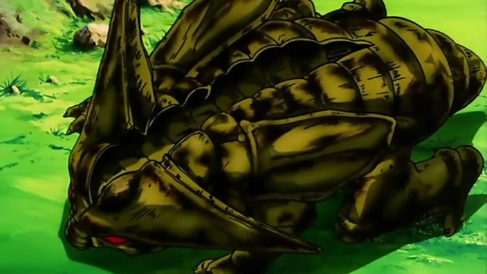 La forma Larva di Cell, presente in Dragon Ball